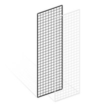 위드금창 메쉬망 450x1500mm 다용도 인테리어 벽선반 휀스망 철망, 450x1500mm 블랙, 1개