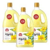 (메카몰) 사조대림 해표 카놀라유 1.5L, 3개