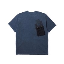 더블탭스 madness wtaps mdns Shawn Yue 밀리터리 윈드 포켓 워시 오래된 패치 패치 반팔 티셔츠 남성