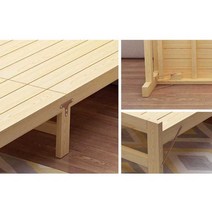 단단한 나무 원목 매트리스 받침대 간이 침대 프레임, 폭 0.8m