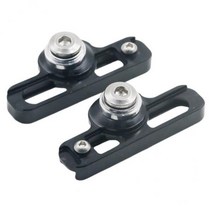 8Pcs 사이클 브레이크 블록 경량 C 자형 확장 세트 내구성, 검은색, 알루미늄 합금