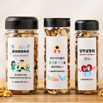 [알콩달콩선물가게] 어린이집 유치원 학교 입학 졸업 수료식 학부모 답례품 기업 채용 설명회 행사 선물, 기본믹스넛 3000원, 1통