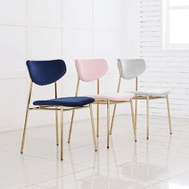 지엠퍼니처 인테리어 의자 골드 베스트 콜렉션, 14. 본 골드 BB (핑크), 1개