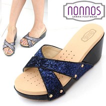 [논노스/nonnos] X라인 스펀지 큐빅여성슬리퍼(G-719-A07)
