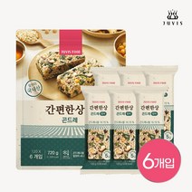 쥬비스 간편한상 밥바 6입 맛선택, 매콤해물밥바, 6개, 120g