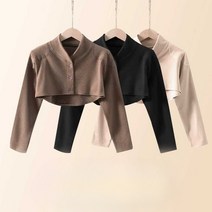 어깨 패드 수면 조끼 보온 노인 방한 경추, 브라운 M