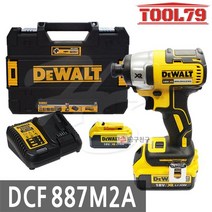 DCF887M2A 4.0Ah 배터리2개 충전임팩트 드라이버 임팩트드릴 디월트