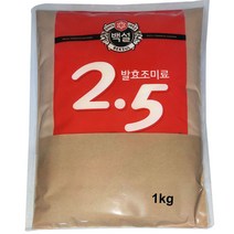 백설 발효조미료2.5 1kg 바이오핵산 핵산, 1개