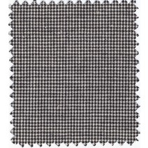 [C048] 대폭(145cm) 20수 하운드 이빨 네프사 선염 코튼 체크 원단 3칼라, 3#검정（Black）