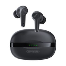 무선 블루투스 이어폰 헤드폰 QCY 게임용헤드셋 2022 Dacom TinyPods TWS ENC 4 마이크 소음 제거 5.0 진, 01 black