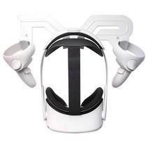 CNBEYOUNG VR 헤드셋 벽 마운트 보관 스탠드 후크 Quest 2 Pro 3 Valve Index PSVR 2 HTC Vive Pico 4 Pimax MR XR 및, White