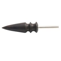 가죽 도구 가장자리 전기 연마 슬리커 플랫포인트 헤드 백단향 가죽 공예 diy 도구 팁 버니셔 1pcs, a