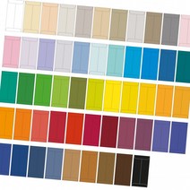 [2+1/리뷰 이벤트]Mink 밍크지 고급칼라봉투53종 규격(85x170mm)100매[인증상품], 43 보라