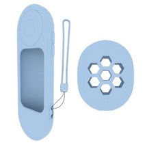 멀티 셋톱박스 Anti-fall Washable 셋톱 박스 소프트 실리콘 케이스 Google Chromecast TV 2020 리모컨 용, 02 Light blue