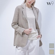 투미 2ME Premium Linen 3버튼 세미롱 린넨자켓_TMJKA24W14-T