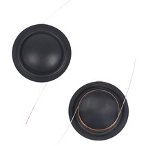 2PCS 20 20.4 코어 트레블 C3/4 크리스탈 필름 20.4mm 코일 검은 색조 필름 하이 보이스 코일 필름 스피커 수리 부품, 검은색, 25mm