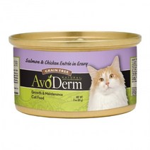 아보덤주식캔 연어 앤 치킨 고양이 주식캔 85g, 생선, 1개