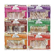 헬로도기 애견간식 대용량간식 300g 건조간식/육포, 8개, 오리라이스져키