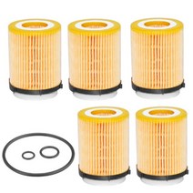 차량용필터 2701800009 2701840125 2701800109 오일 필터 CLA250 엔진 I4 2.0L, [02] 5 pcs
