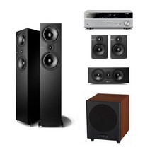 야마하 RX-V385 + 캠브리지오디오 New SX-80 5.1채널스피커SX-5, 상세설명 참조, V385(블랙)/S10(로즈우드)