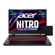 Acer 2022 Nitro 5 17.3인치 FHD IPS 144Hz 게이밍 노트북 코어 i5 12500H(i7-11800H보다 우수) NVIDIA RTX 3050 썬더볼트 4 인, 16GB RAM 512GB PCIe SSD