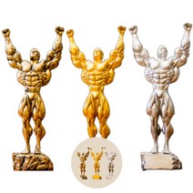 헬스장개업선물 피지컬100 헬창피규어 트로피 대형장식품, 브론즈