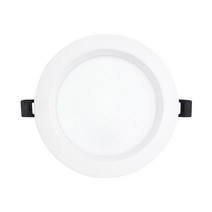 레드 5인치 LED 고효율 매입등 12W 플리커프리 매립등 가정집 거실 주방 안방 펜트리 천장 매입 조명 다운라이트 LED원형매입등 매립등 전등 실내조명 LED매입등 조명등 국산, 전구색