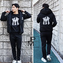 제이피엠 남자 겨울 3P 기모 트레이닝복세트 조끼 티셔츠 바지 3종세트 단독생산 디자인 WS01