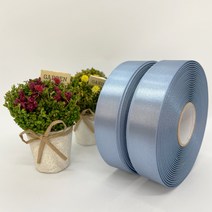 포장 리본 끈 제이제이리본 고밀도주자 2롤 45M (20mm 25mm), 25mm, 청회색