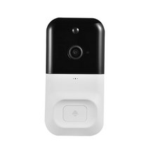 가정용 뉴타입 WIFI 스마트도어벨 볼수있는 핸드 무선초인종, T01-화이트색, 1개
