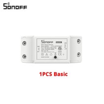Sonoff-오리지널 10A 와이파이 스마트 스위치 원격 무선 타이머 조명 스위치 지능형 범용 DIY 스마트 홈 자동화 모듈, 1PCS