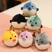 복어인형 미니 봉제 물고기 인형 15cm, 블랙