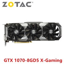 ZOTAC GTX 1070 Ti 1070Ti 8GB 게임용 GPU 비디오 카드 NVIDIA GeForce GTX1070 GTX1070Ti 그래픽 데스크탑 PC 컴퓨터 게임 VGA, [01] GTX1070 8GB