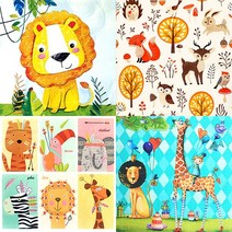 공예냅킨(Napkin) 동물 디자인 냅킨 47종 모음, 냅킨 214 (2장)