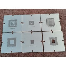 7 개/몫 PS4 BGA Reballing 스텐실 90mm x CXD90025G CXD90026G PS3 CPU GPU CXD2980BGB CXD2999GG CXD2992GB 솔더, [01] 90x90mm