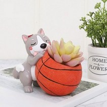 하비스 루고 인테리어 미니 다육이 화분 강아지 스타디움 농..., 단품