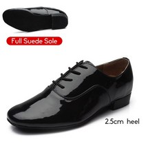 스포츠댄스화 줌바신발 라인댄스신발 라인댄스구두 남자 댄스 신발 라틴 볼룸 댄스 신발 실내 신발 남자 탱고 신발 댄스 운동화 소년 굽, 밝은 검정, 39