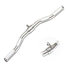 케이블바 회전직선바 회전컬바 중량형랫바 알루미늄 알류미늄 재질 하이폴리바 헬스케이블 헬스운동바 로프바 치닝바 삼두운동 등운동 케이블크로스오버 스트럽핸들, 숏컬바, 1개