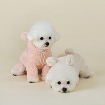 [울리] 22FW 후리스 베어 올인원 /편안한/강아지 가을옷 겨울옷, 단품