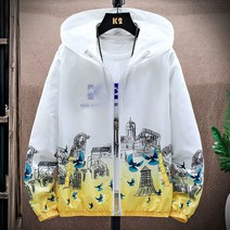 경량 가벼운 시원한여름에 남자를위한 태양 보호 복 연인을위한 슈퍼 얇은 코트 2021 New Korean Version