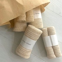 힐러스 순면 거품 샤워타올 생분해 5매 세트, 1개