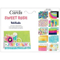 American Crafts Cards/ENVS A2 40/박스 비키 부틴 스위트 러쉬