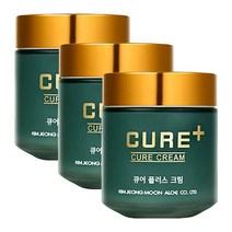 김정문알로에 라센스 로에 큐어 플러스 크림, 80g, 3개