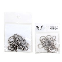 후아미 스텐 군번줄 (대) (소) 군인 군용 목걸이, 1세트, 대