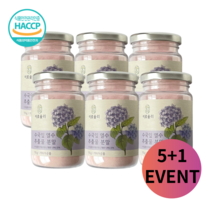 이로울리 프리미엄 수국잎 열수 추출물 1100mg 고함량 분말, 6통(5+1 기간한정EVENT)
