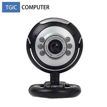 TGIC컴퓨터 DJC-2200 화상카메라 화상캠 피시캠 웹캠 내장형마이크 수업용 모니터 노트북 유튜버
