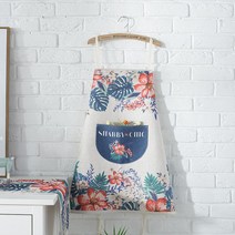 1+1 칼하트앞치마 풋풋한 리넨 면 마 홈 주방 패션 베이커리 반신코, 토시, 토시