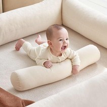 국내산 아기바디필로우 죽부인 출산 산모선물 커버+솜 면 핑크
