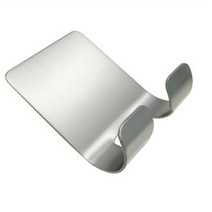 남성용 스테인레스 스틸 면도기 홀더 면도 면도기 선반 욕실 샤워 후크 면도기 후크 벽 접착 스토리지 랙 행거, Stainlesssteel, 1개