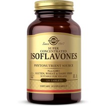 Solgar 솔가 대두 이소플라본 120정 Non-GMO Isoflavones 120 Tablets, 1병